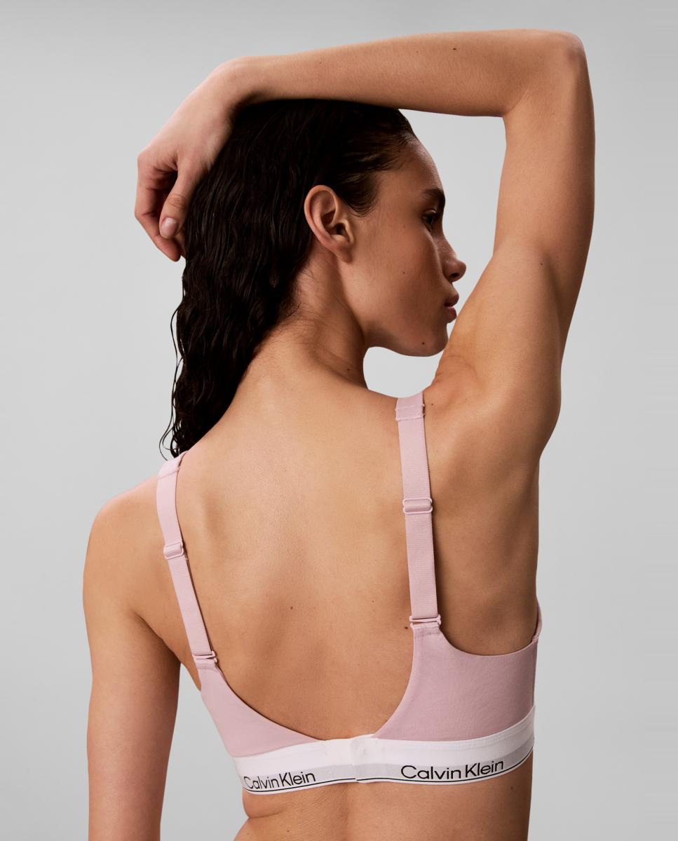 Sujetador bralette - Calvin Klein - Rosa Rosa-4