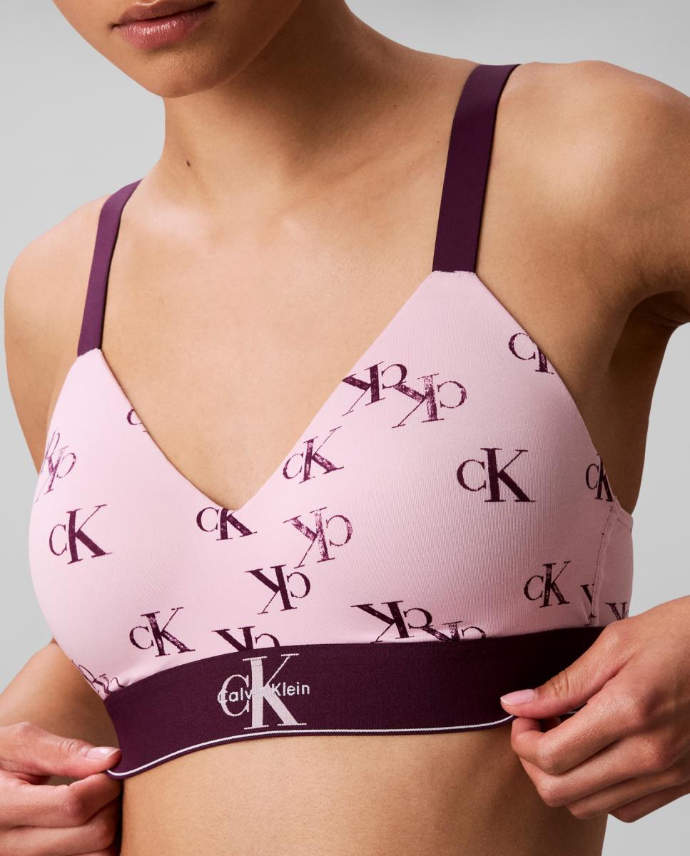 Soutien Bralette de Copa Moldada Rosa-3
