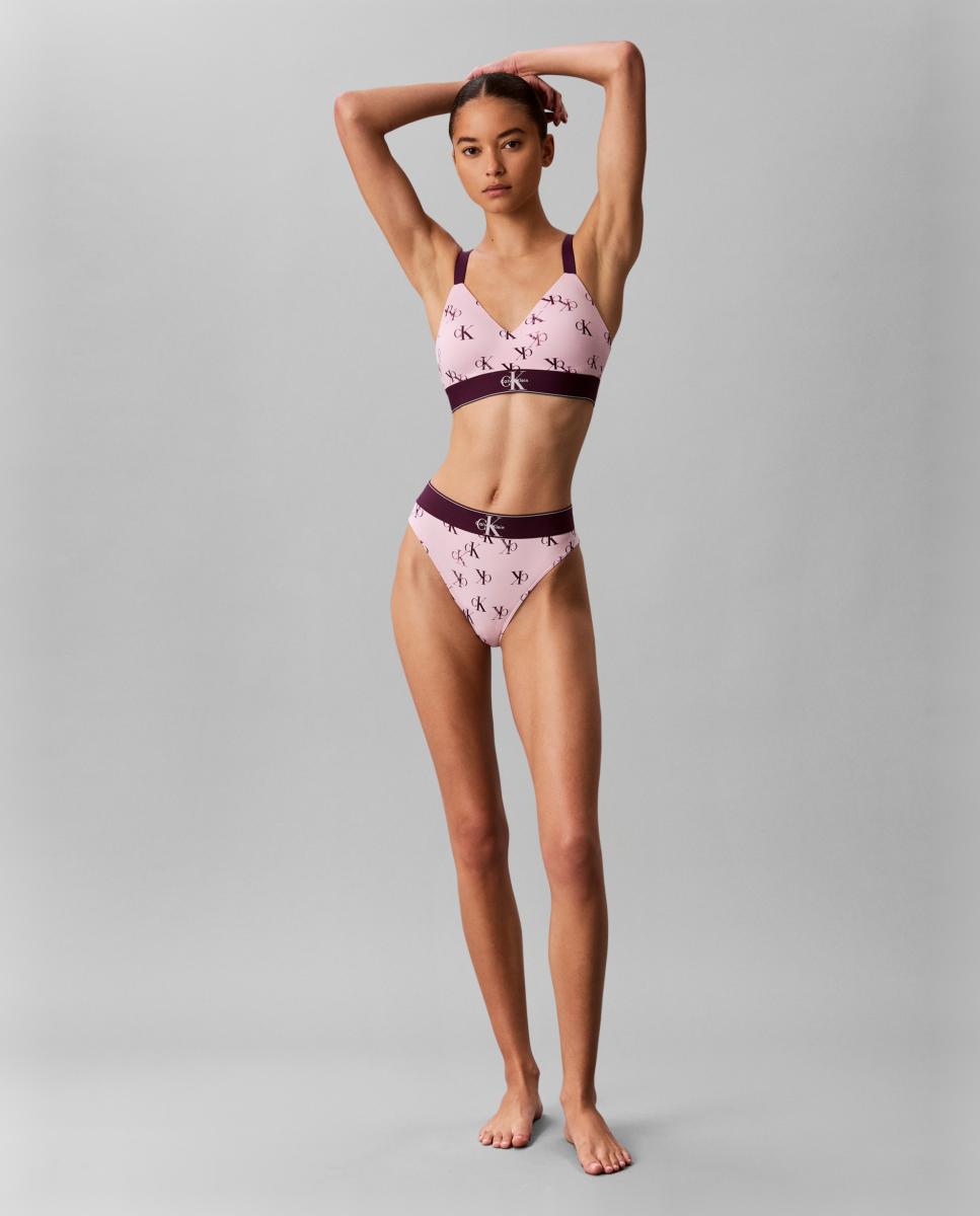 Soutien Bralette de Copa Moldada Rosa-7