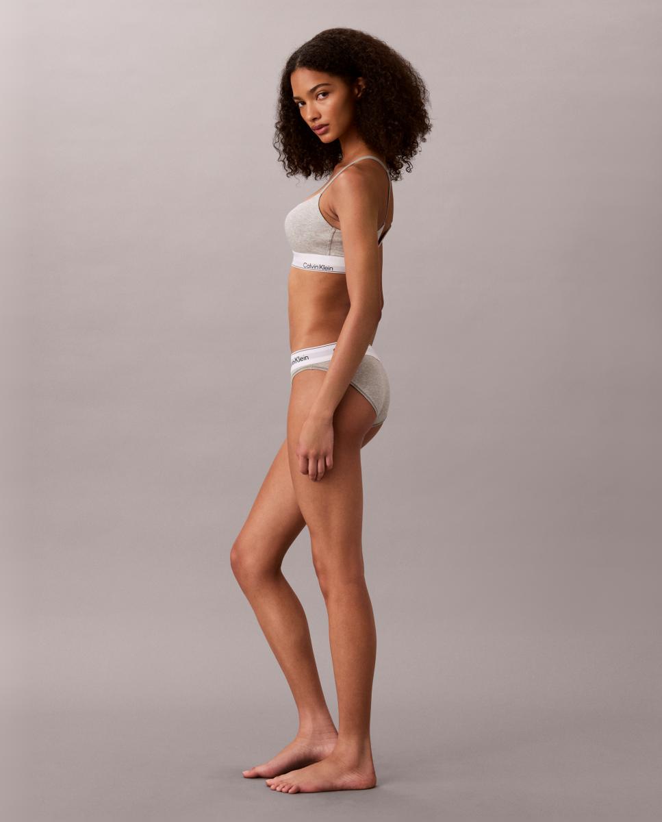 Sujetador bralette - Calvin Klein - Gris Gris-3