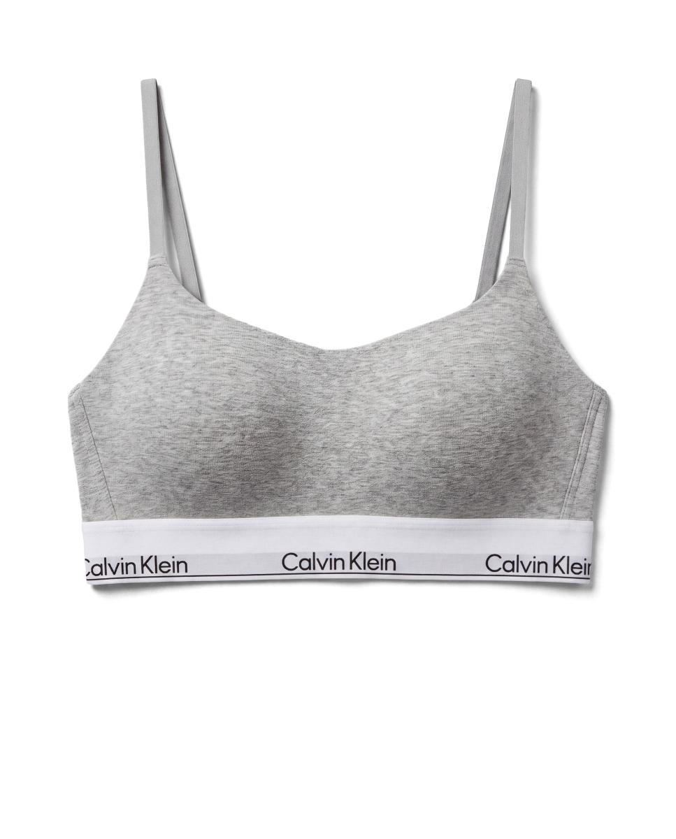 Sujetador bralette - Calvin Klein - Gris Gris-7