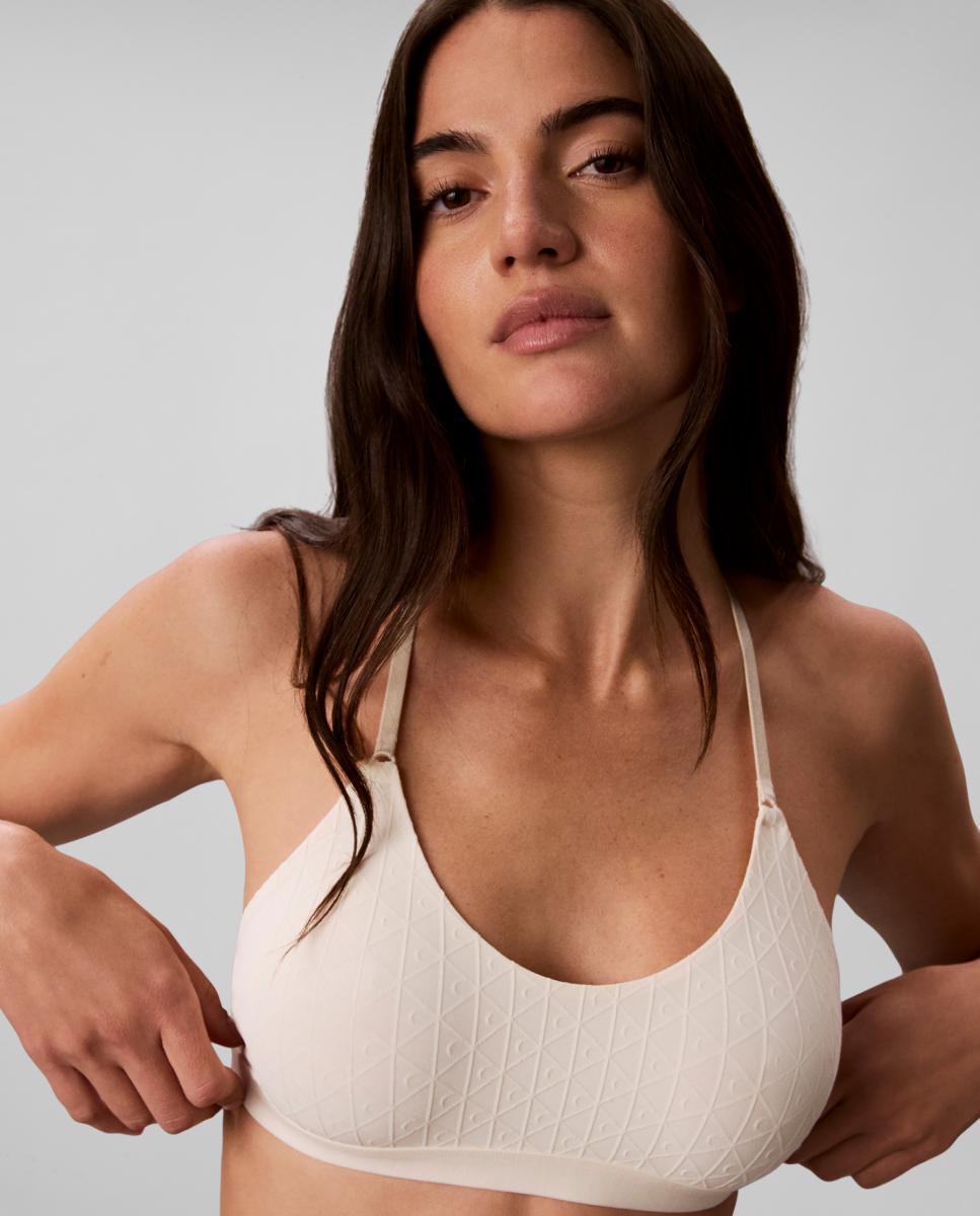 Soutien Bralette de Copa Moldada Branco-3