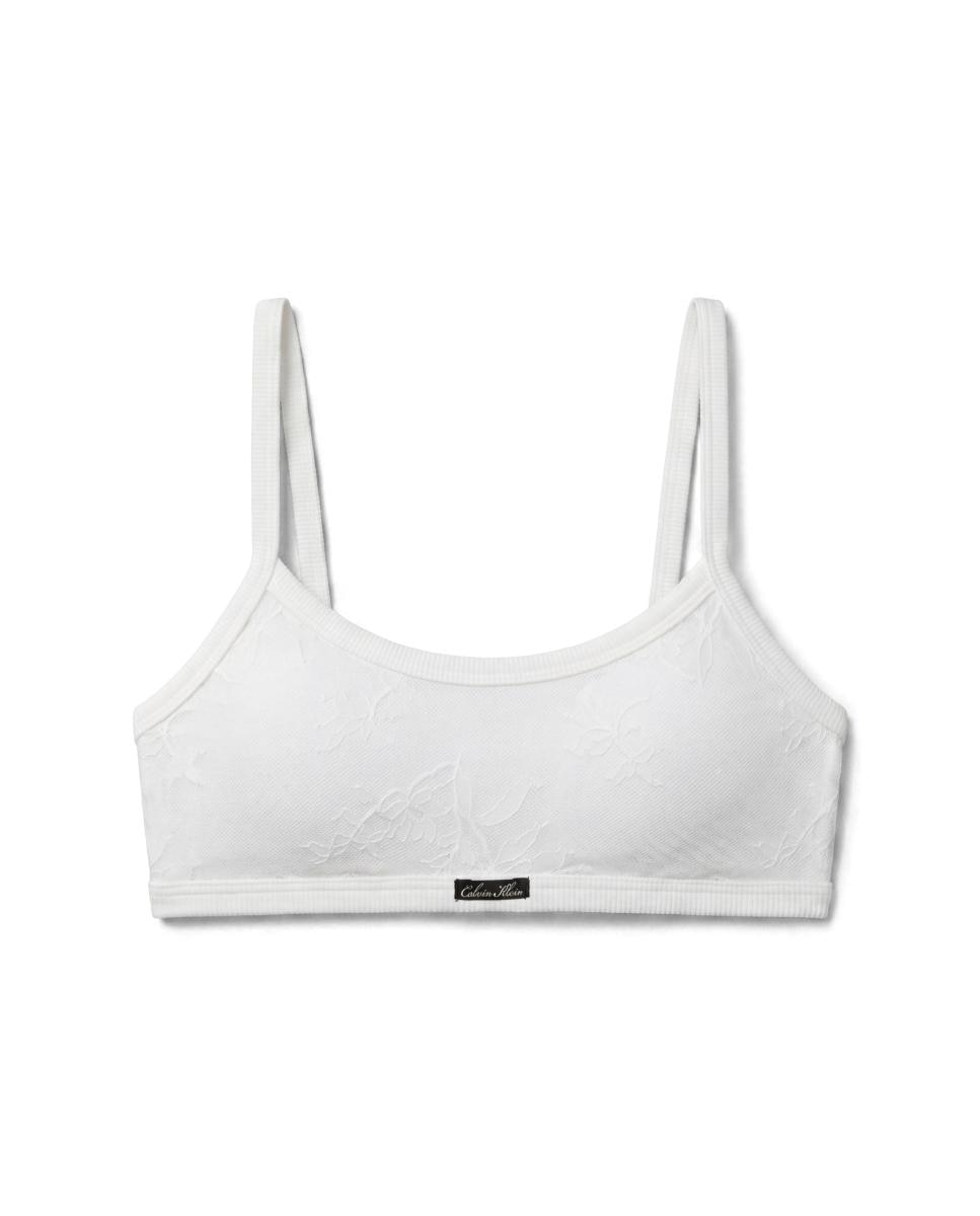 Sujetador bralette preformado - Calvin Klein - Blanco Blanco-6