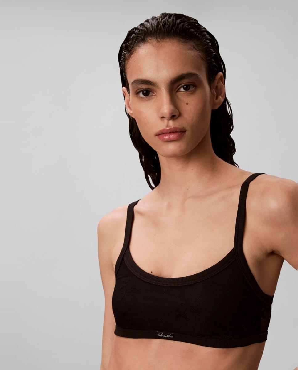 Soutien Bralette de Copa Moldada Preto-2