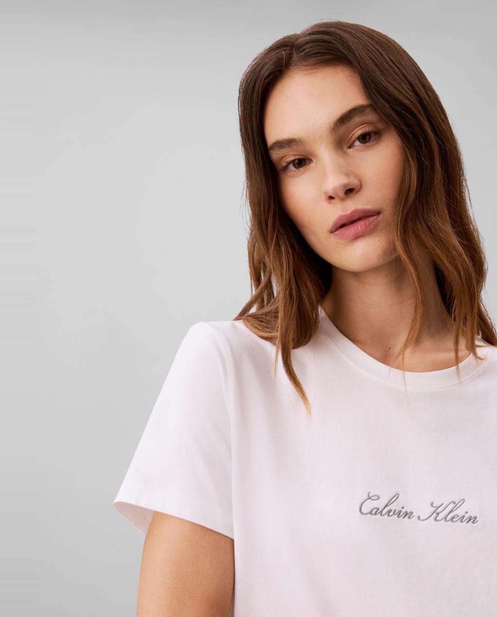 Conjunto de T-shirt e Calças Branco-5