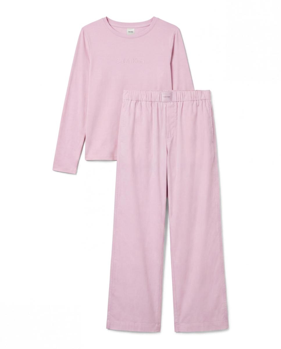 Set pijama de camiseta y pantalón - Calvin Klein - Rosa Rosa-7