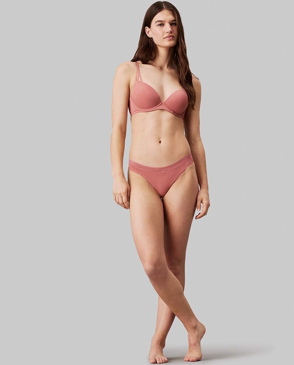 Sujetador con relleno - Calvin Klein - Sed Comfort Light - Rosa Rosa-4