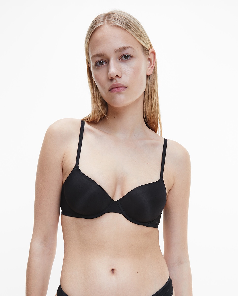 Soutien Clássico com Aros - Sheer Marquisette Preto-1