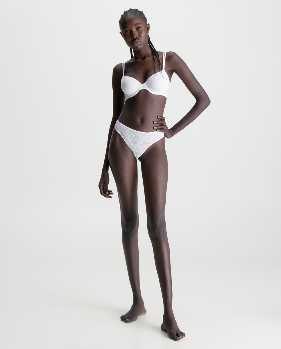 Soutien Clássico com Aros - Sheer Marq Lace Branco-5