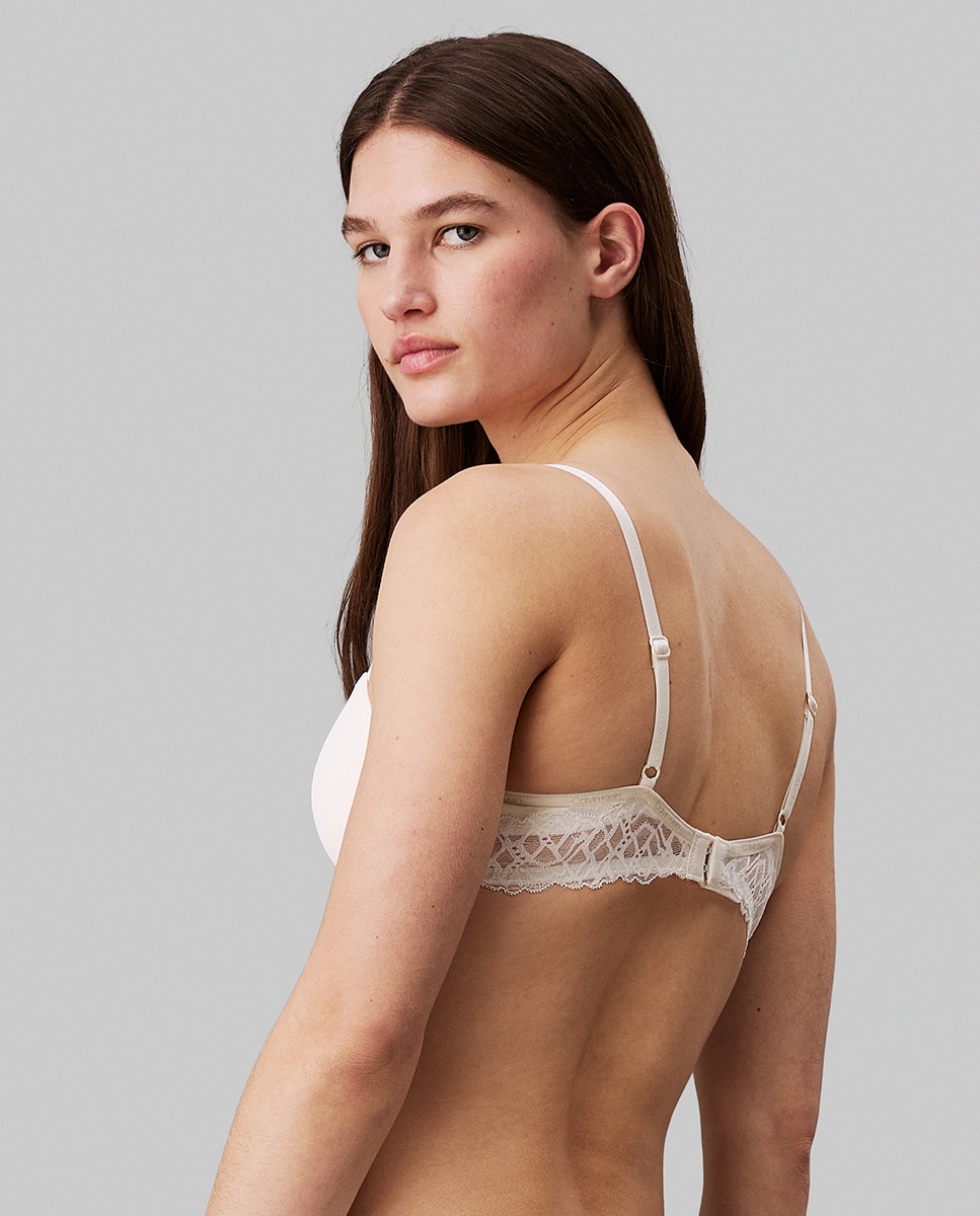 Sujetador balconette - Calvin Klein - Ck Attraction - Rosa Beige-2