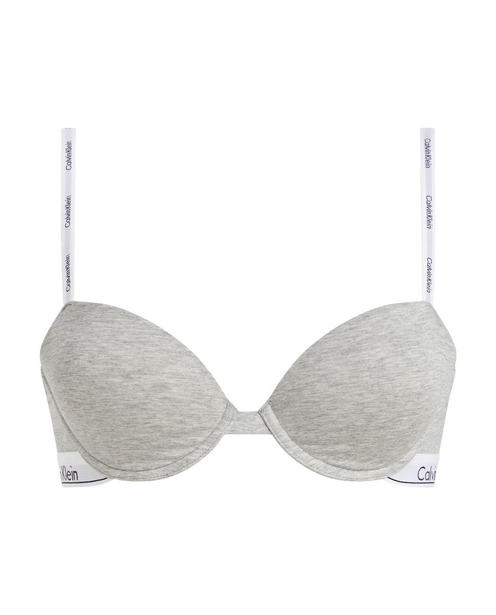 Sujetador clásico con aros - Calvin Klein - Modern Cotton - Gris Gris-5