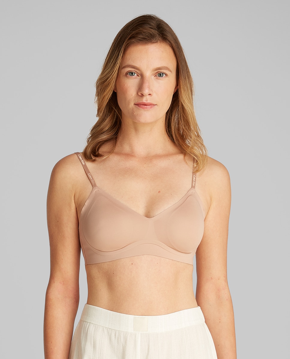 Bralette com Aro de Gel com Foam Invisibles Bege-1