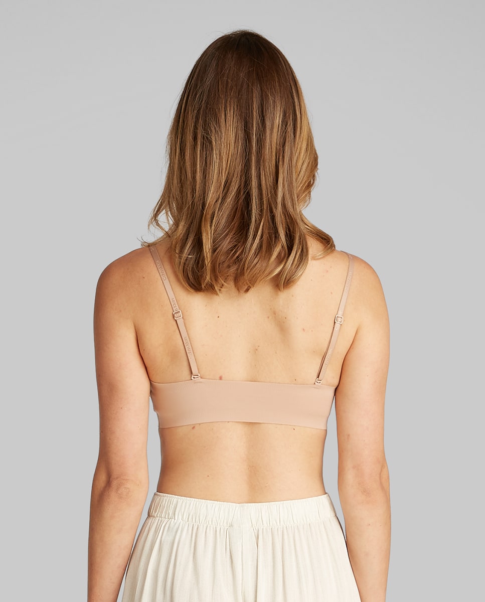 Bralette com Aro de Gel com Foam Invisibles Bege-2