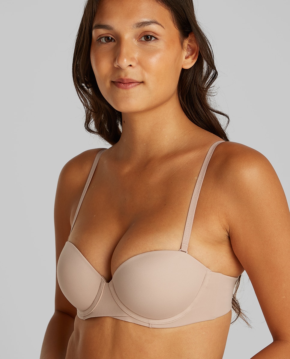 Soutien sem Alças com Push-Up Perfectly Fit Bege-3