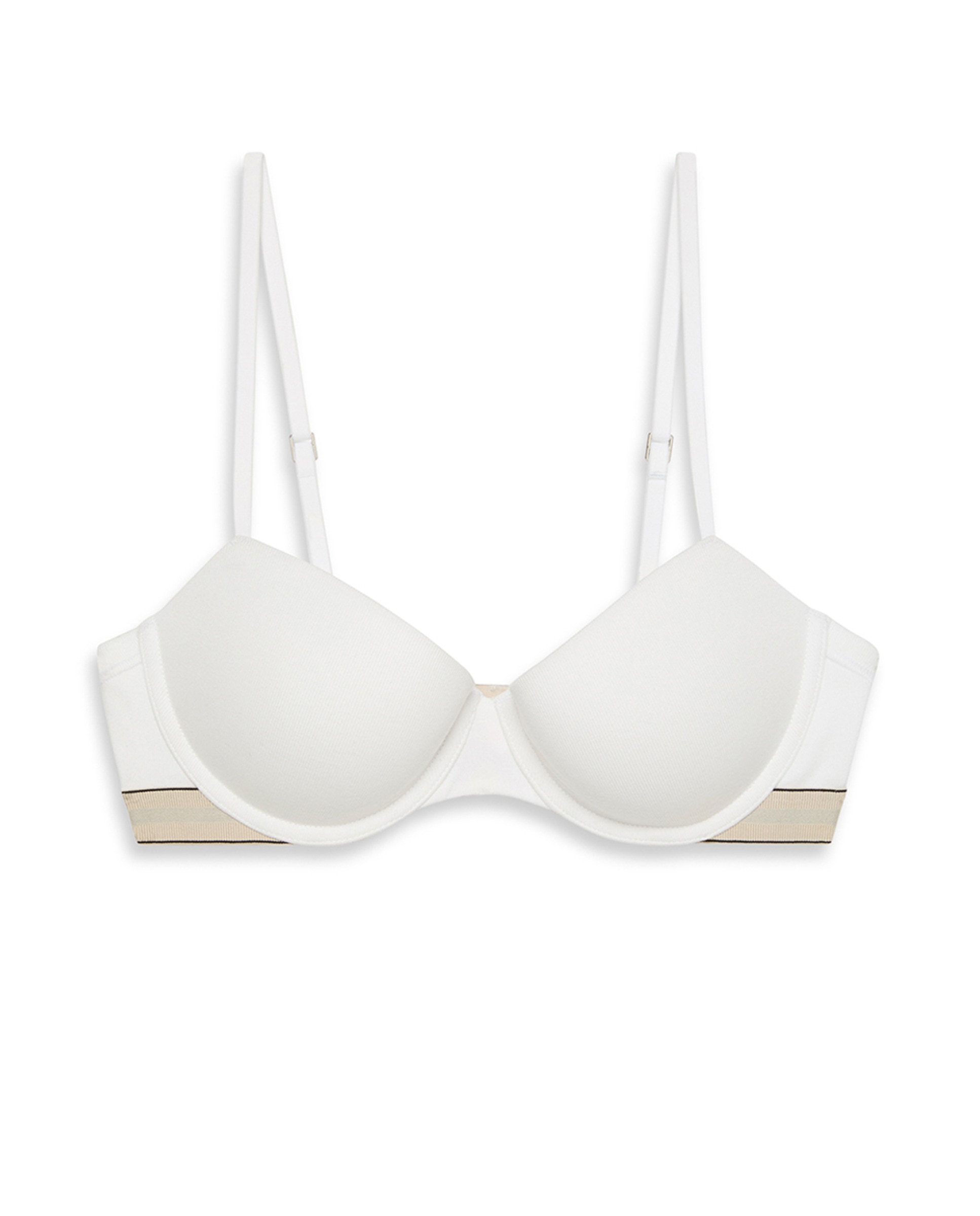 Soutien de Copa Moldada Heritage Cotton Branco-1