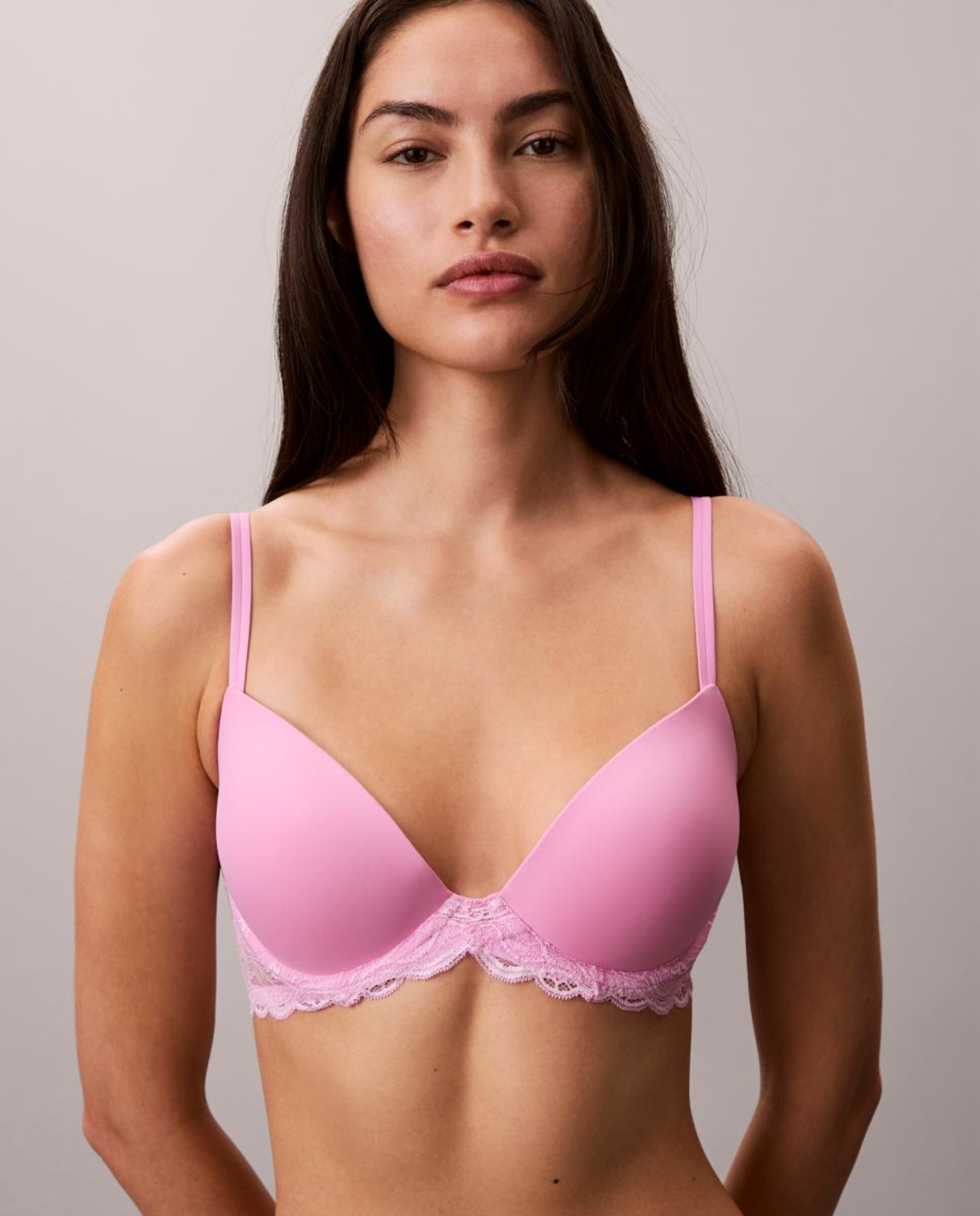 Soutien de Copa Moldada Sensual Stretch Lace Rosa-1