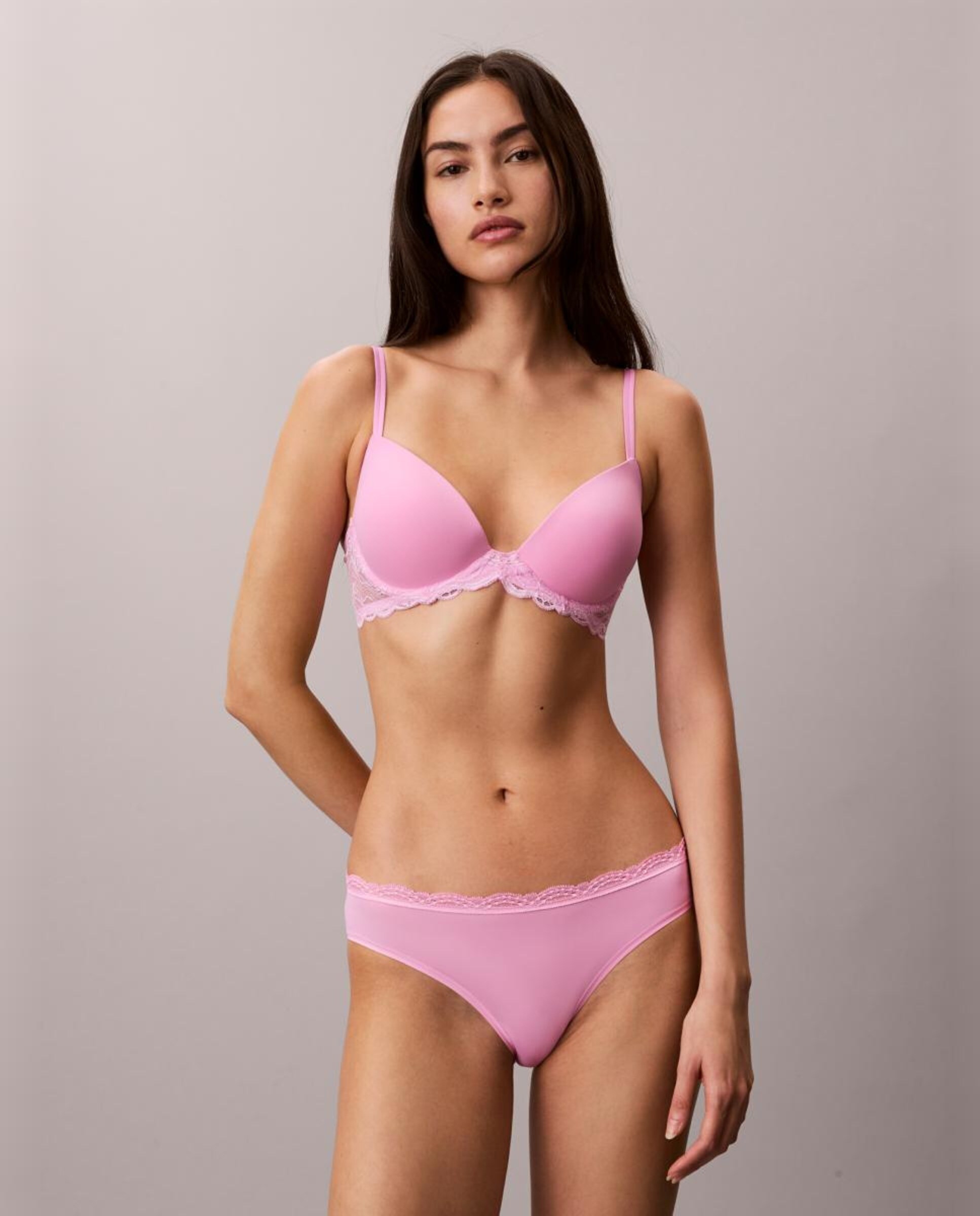 Soutien de Copa Moldada Sensual Stretch Lace Rosa-2