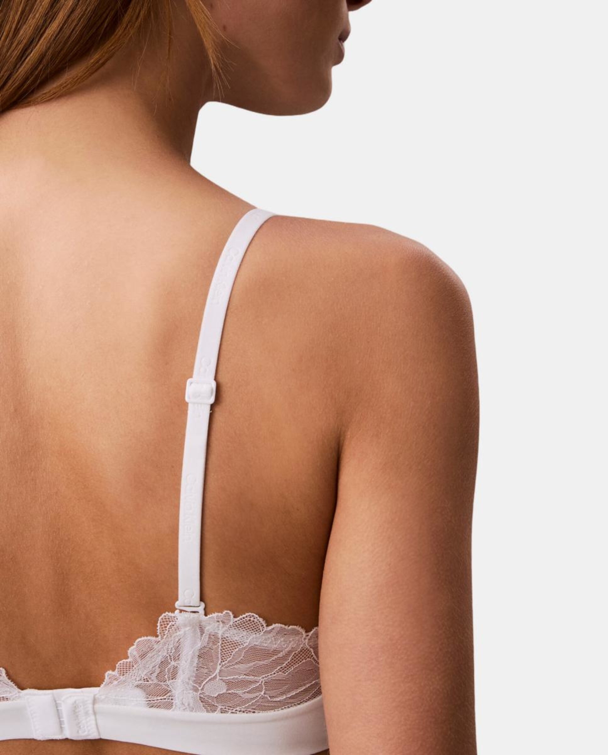 Soutien com Aro e Copa Moldada Perfectly Fit Lace Branco-4
