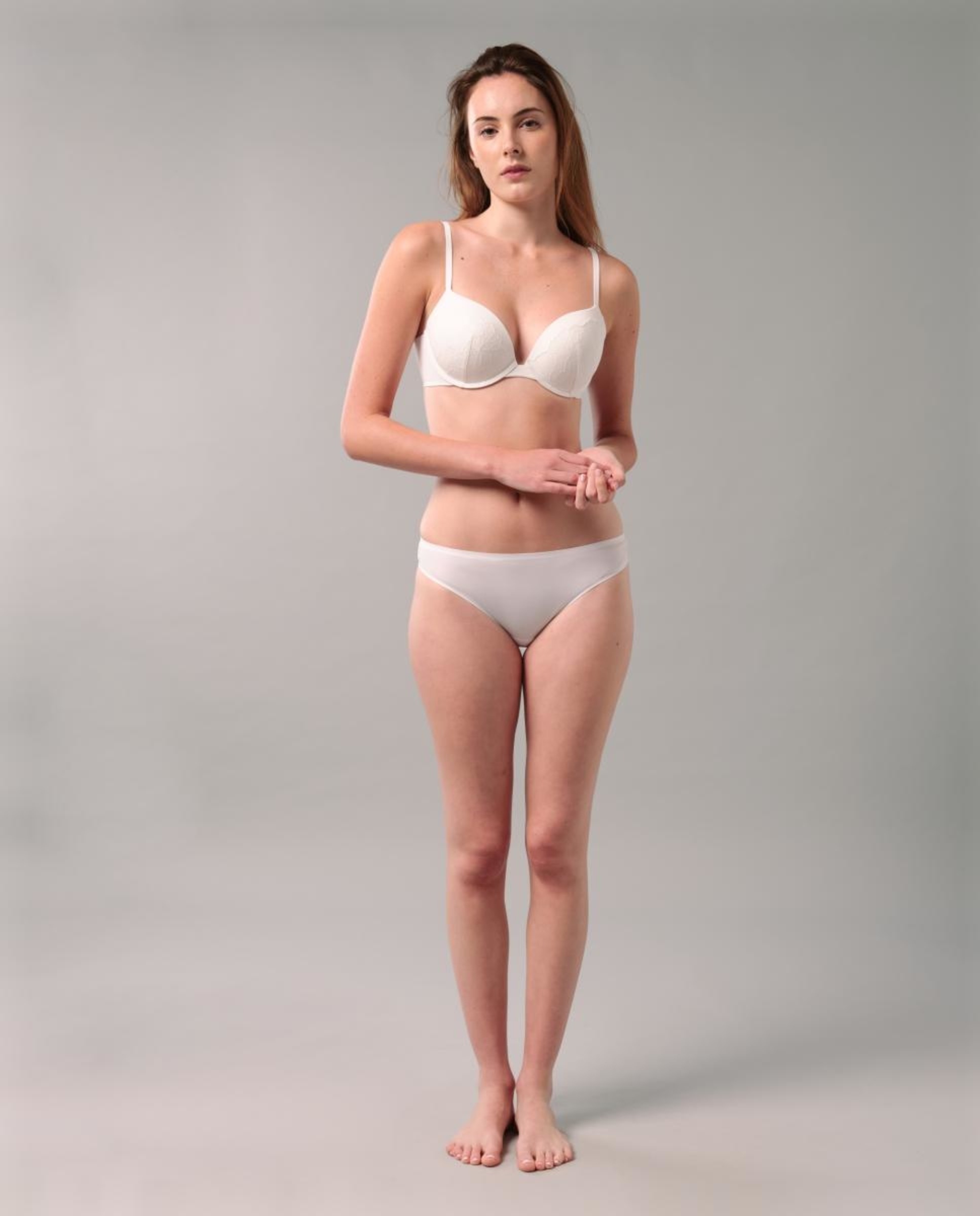 Soutien Decotado com Push-Up Perfectly Fit Lace Branco-2