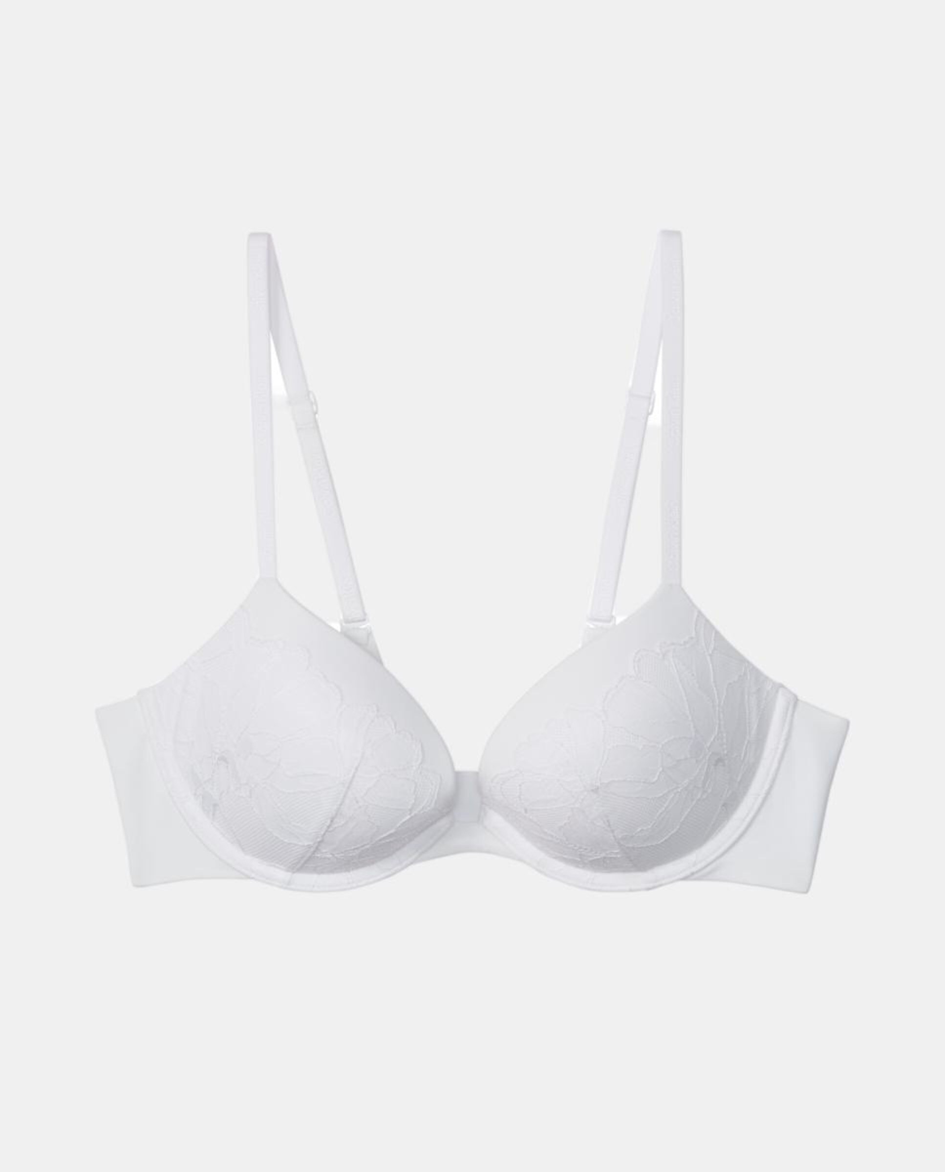 Soutien Decotado com Push-Up Perfectly Fit Lace Branco-8