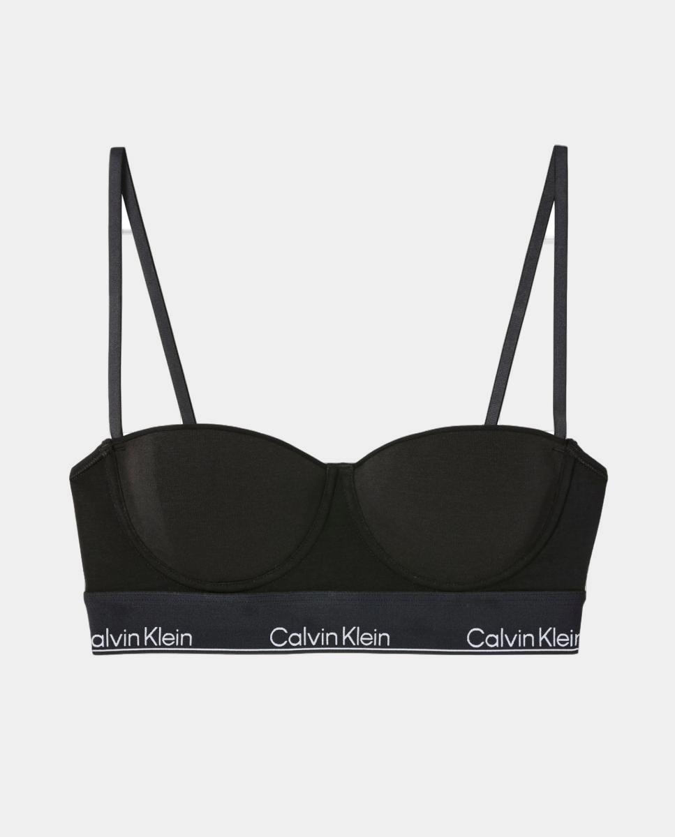 Soutien Balconette de Copa Moldada Icon Cotton Modal Preto-10
