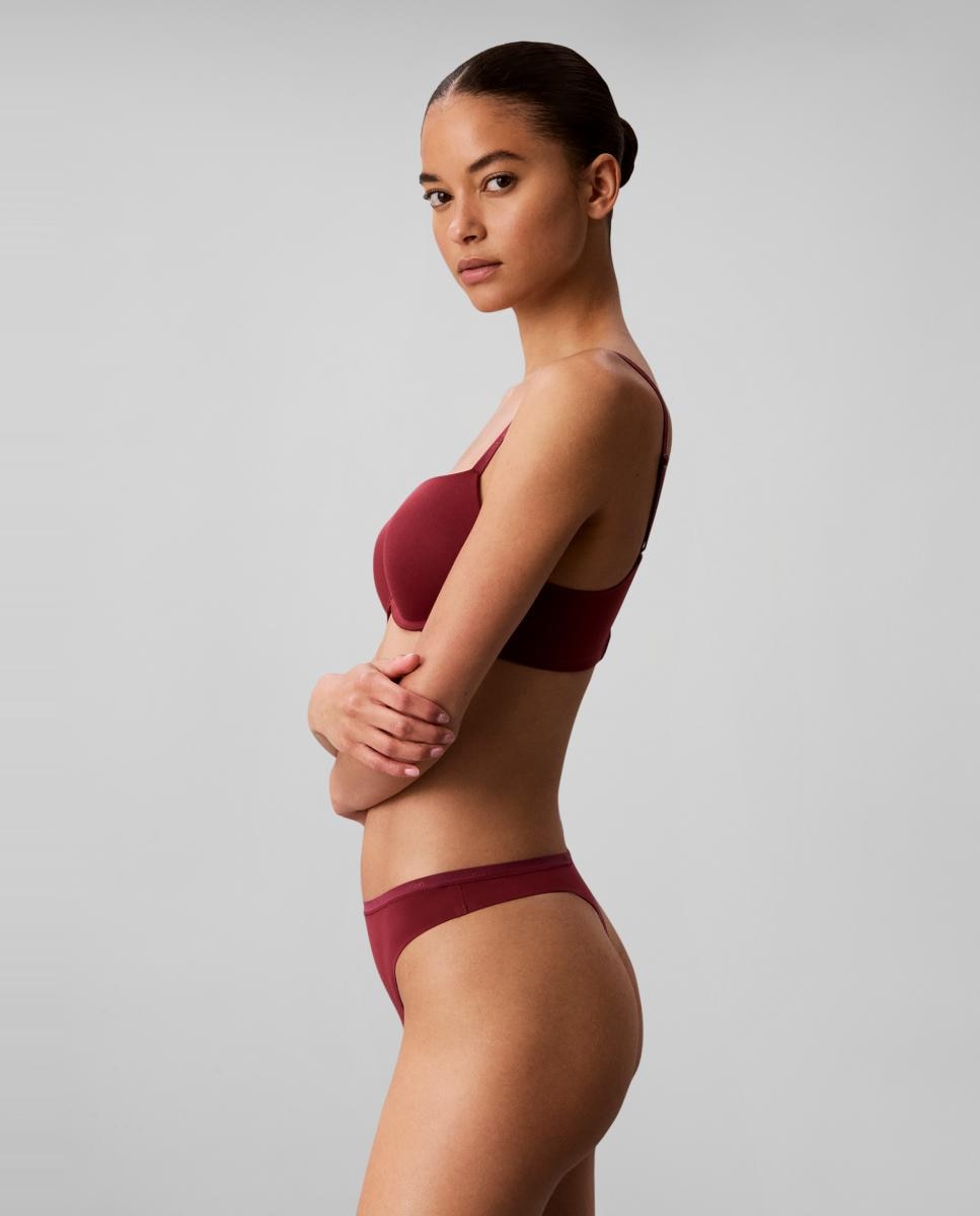 Sujetador push-up - Calvin Klein - Rojo oscuro Rojo oscuro-4