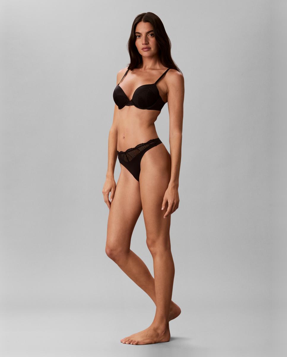 Sujetador preformado con push up - Calvin Klein - Negro Negro-7