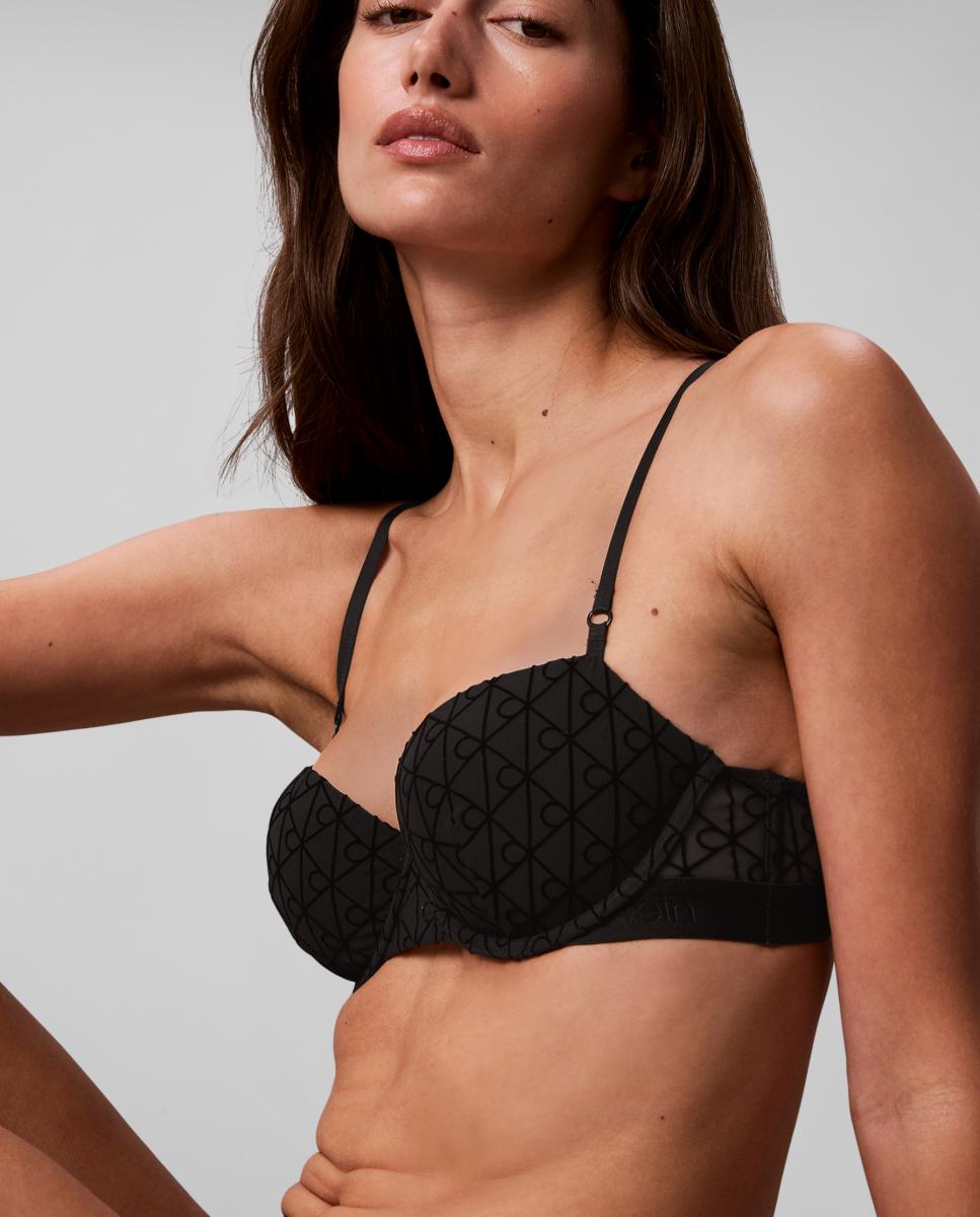 Sujetador preformado - Calvin Klein - Negro Negro-4