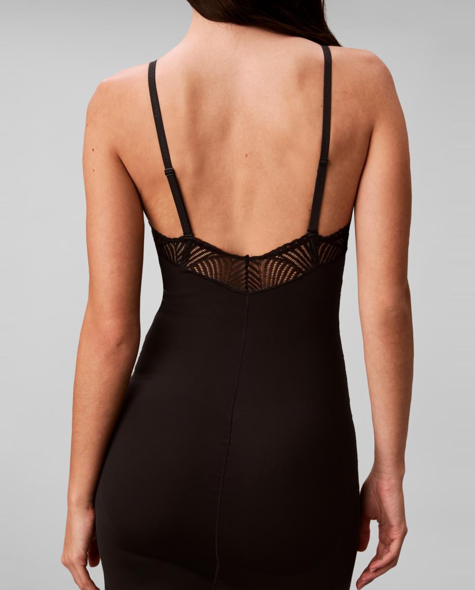 Vestido de Combinação Preto-5