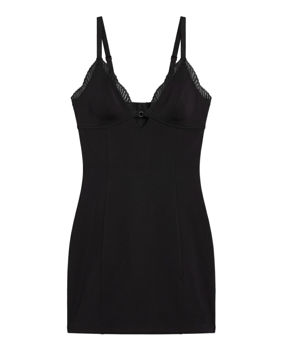 Vestido de Combinação Preto-6