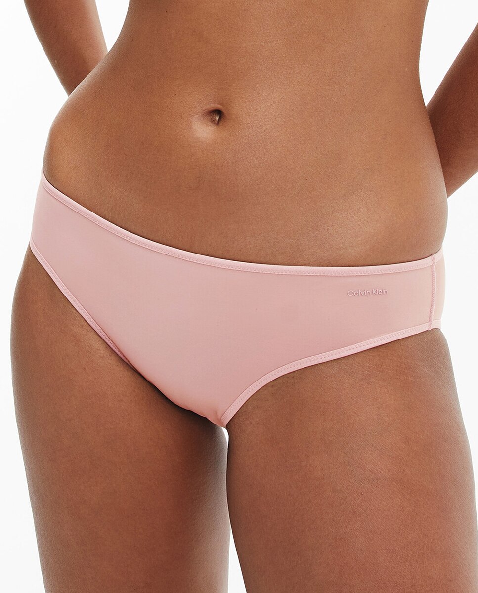 Cueca Clássica - Sheer Marquisette Rosa-1