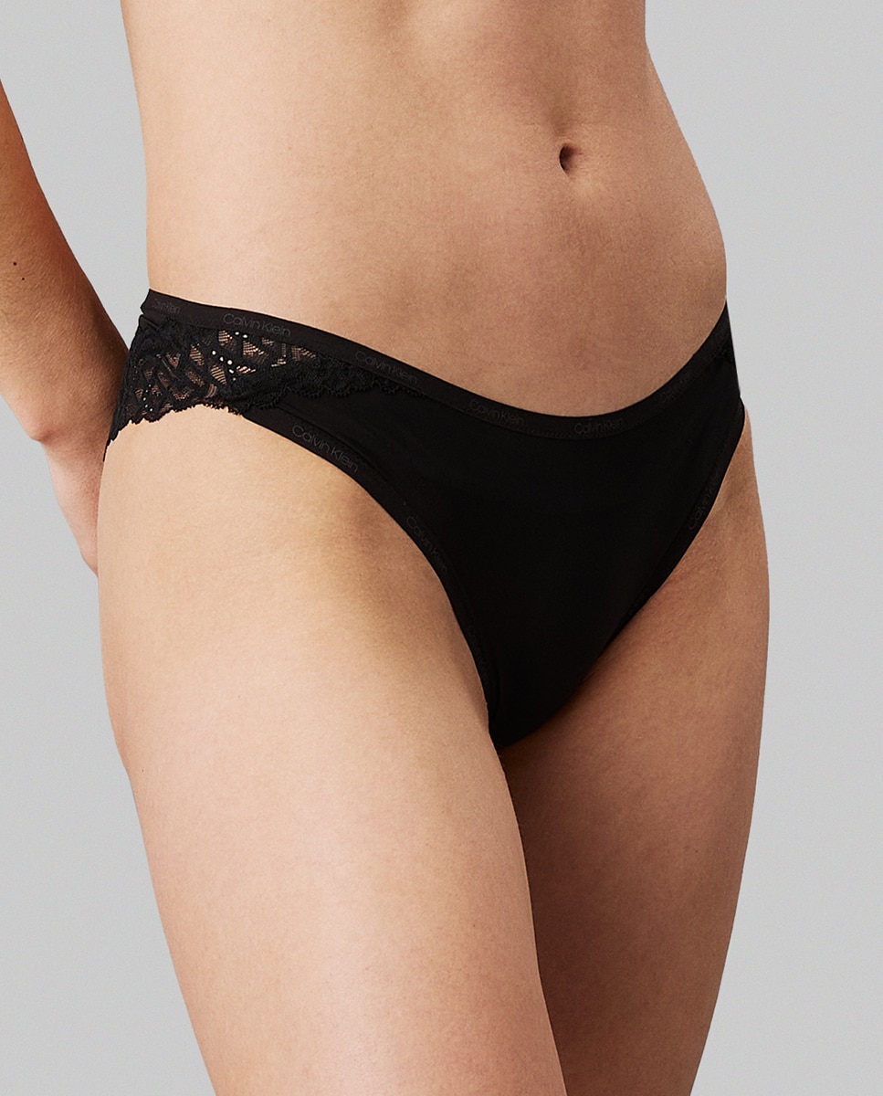 Cueca Tipo Brasileira - Ck Attraction Preto-1