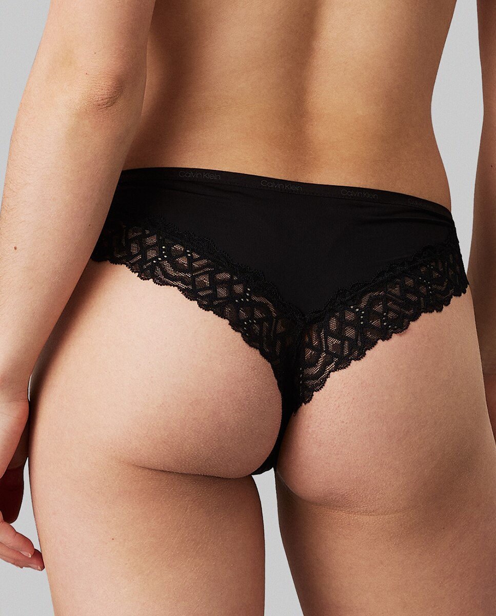Cueca Tipo Brasileira - Ck Attraction Preto-2
