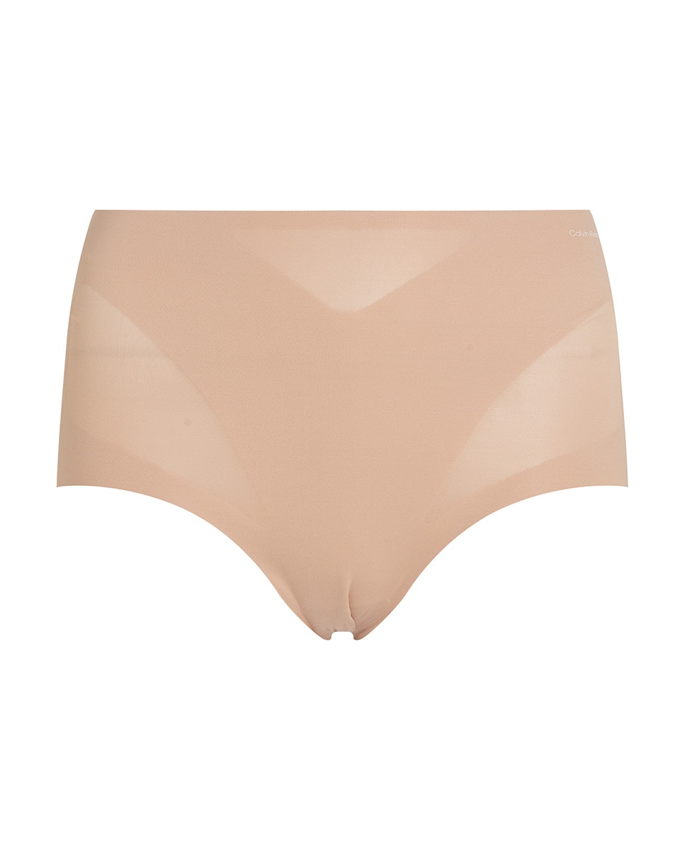 Cueca de Cintura Subida Moldadora Stay Put Mesh Bege-4