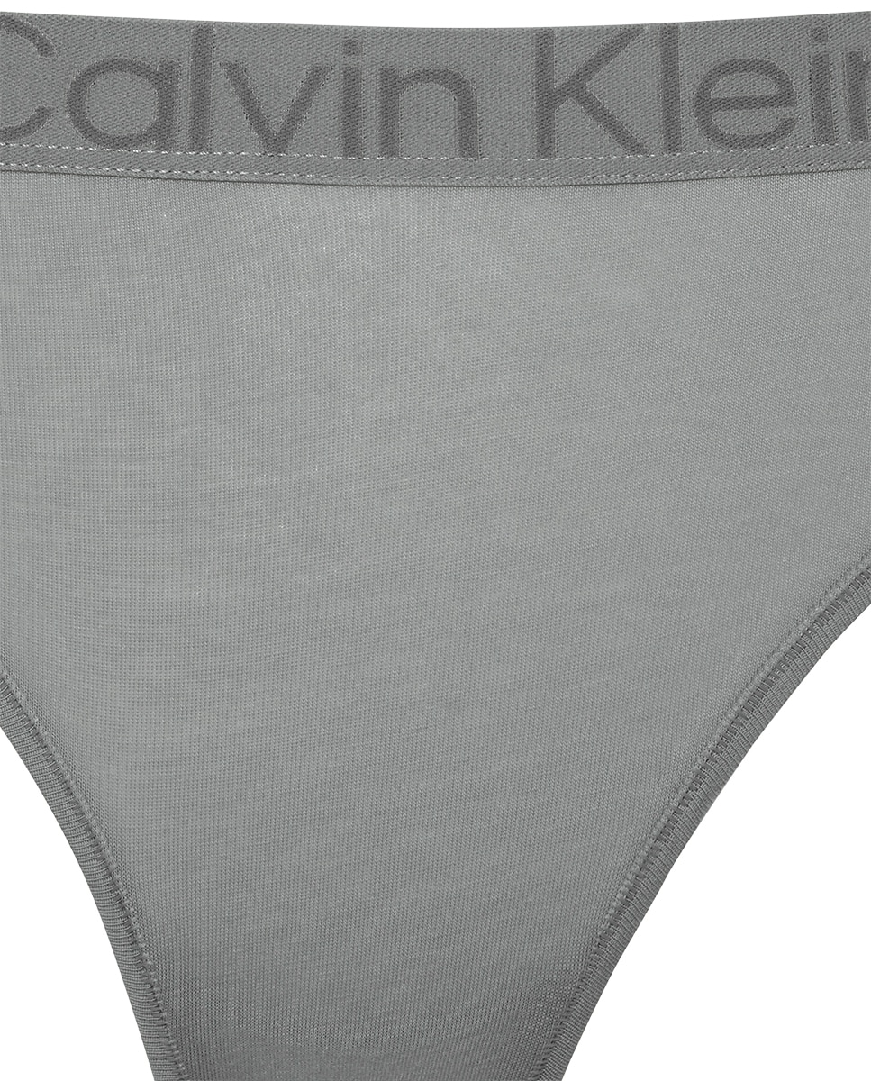 Cueca Individual CK Cotton Cinzento-3