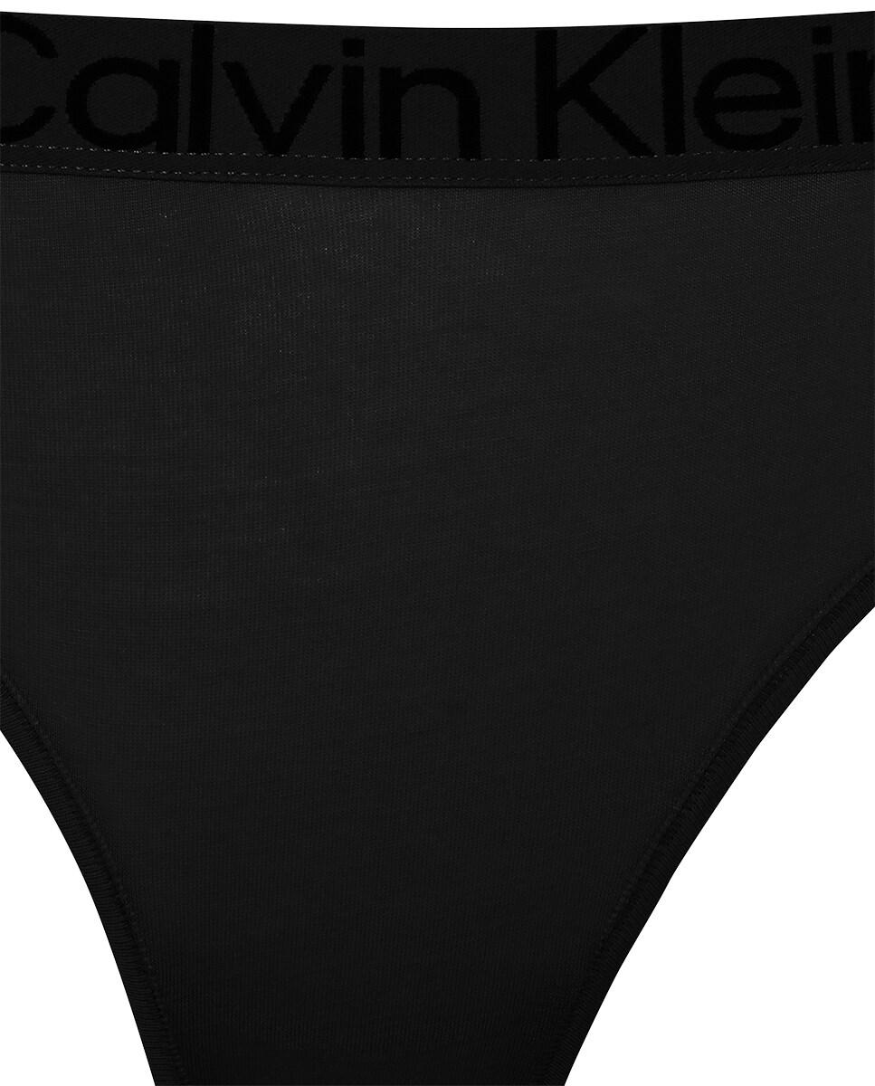 Cueca Individual CK Cotton Preto-3