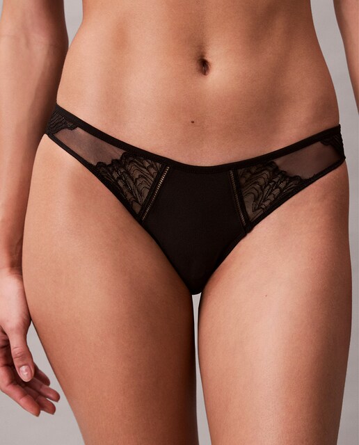 Imagem 0 de Cueca Individual CK Black Geo Lace