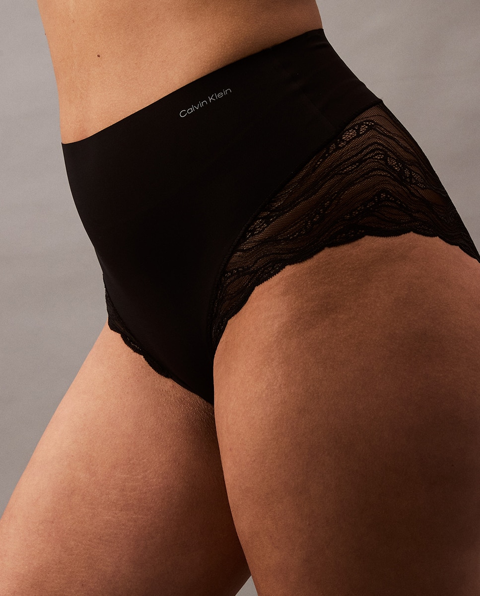 Cueca Culotte Individual Sensual Stretch Lace Preto-1