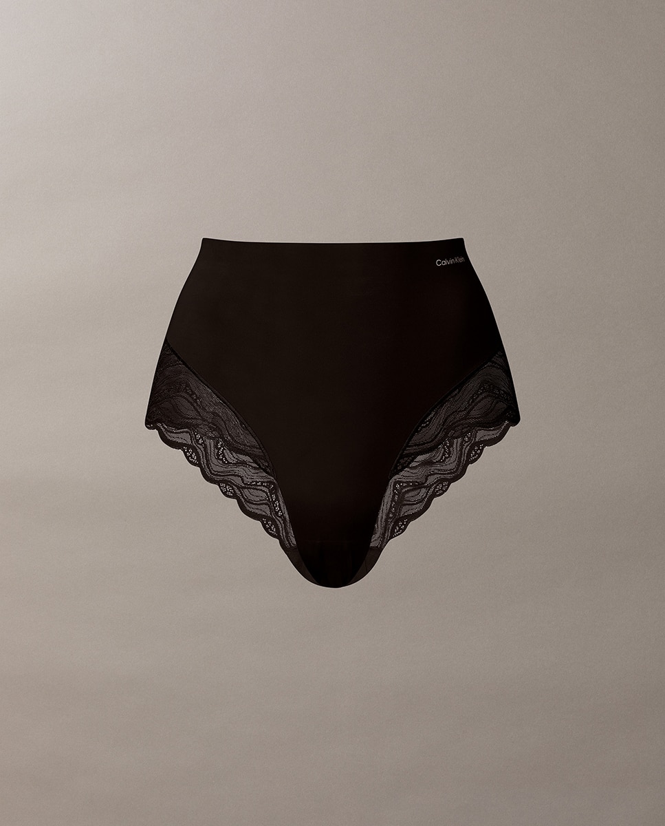 Cueca Culotte Individual Sensual Stretch Lace Preto-7