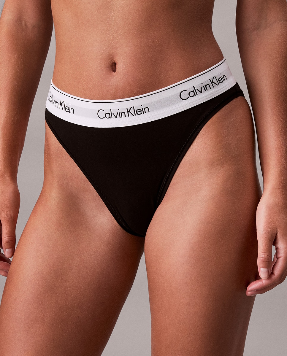 Cueca de Cintura Subida Icon Cotton Modal Preto-1