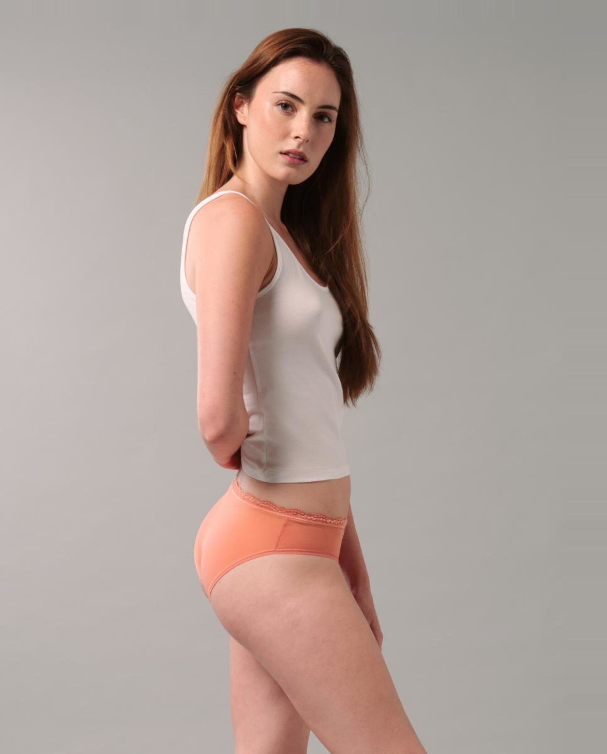 Cueca Hipster Micro Stretch W Lace Laranja-4