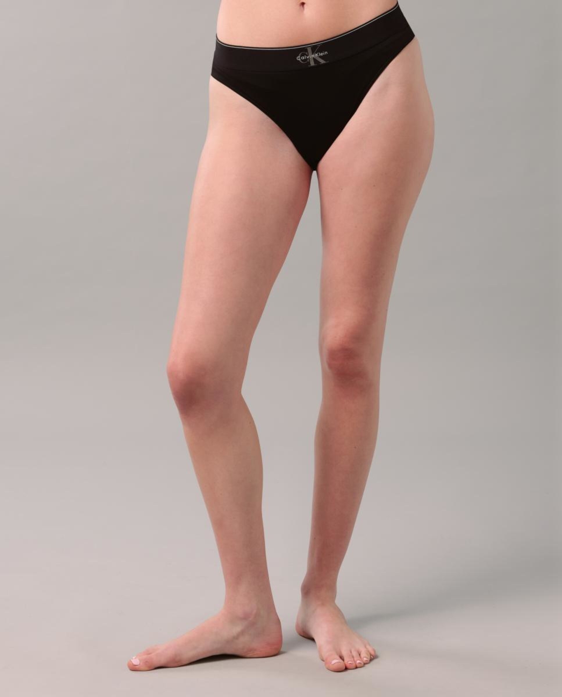 Cueca de Cintura Subida CK Graphic Preto-1