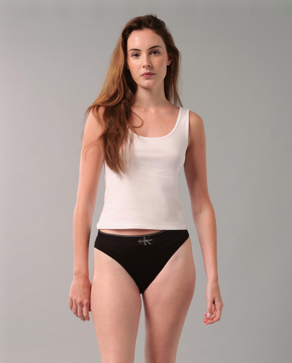 Cueca de Cintura Subida CK Graphic Preto-6