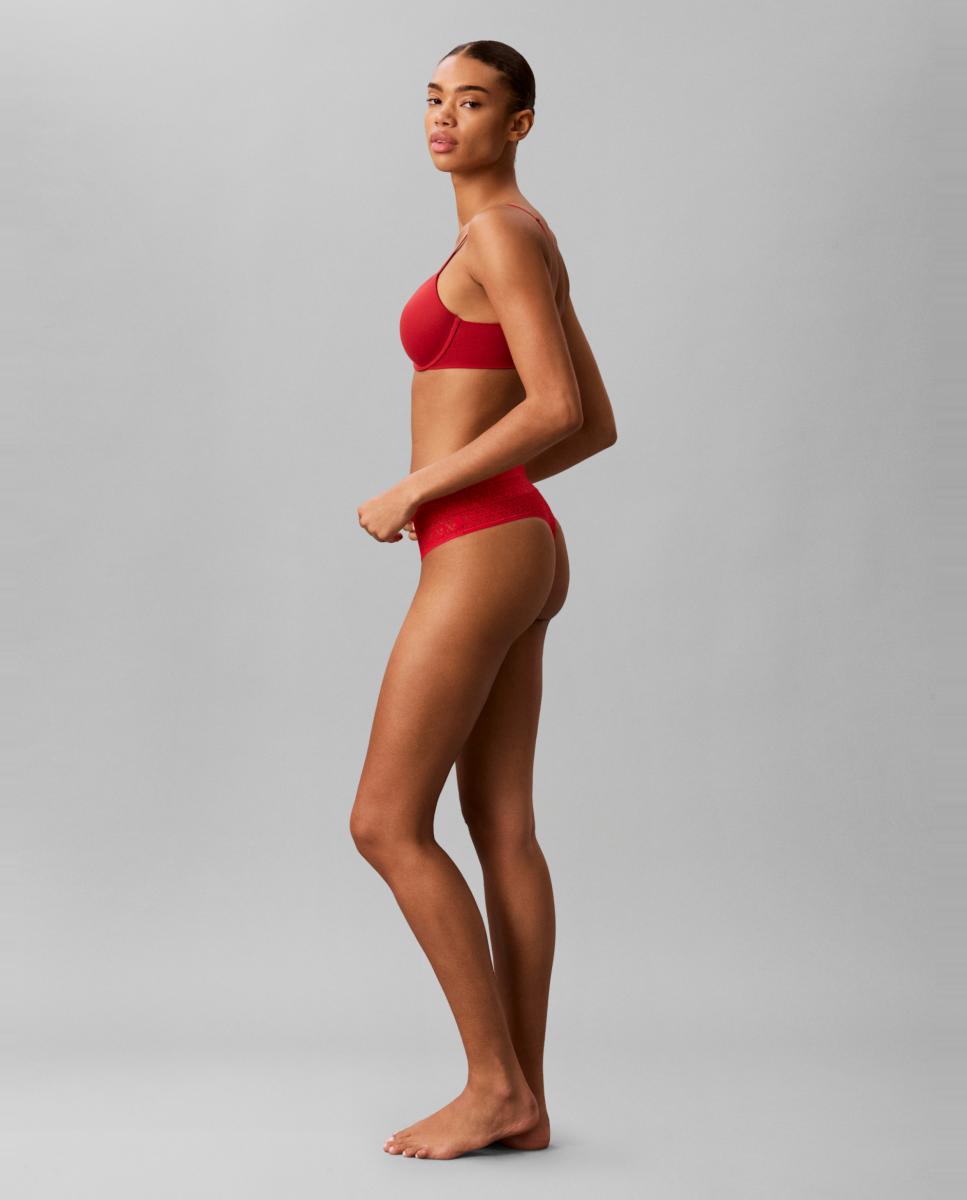Brasileña individual mujer - Calvin Klein - Rojo Rojo-5