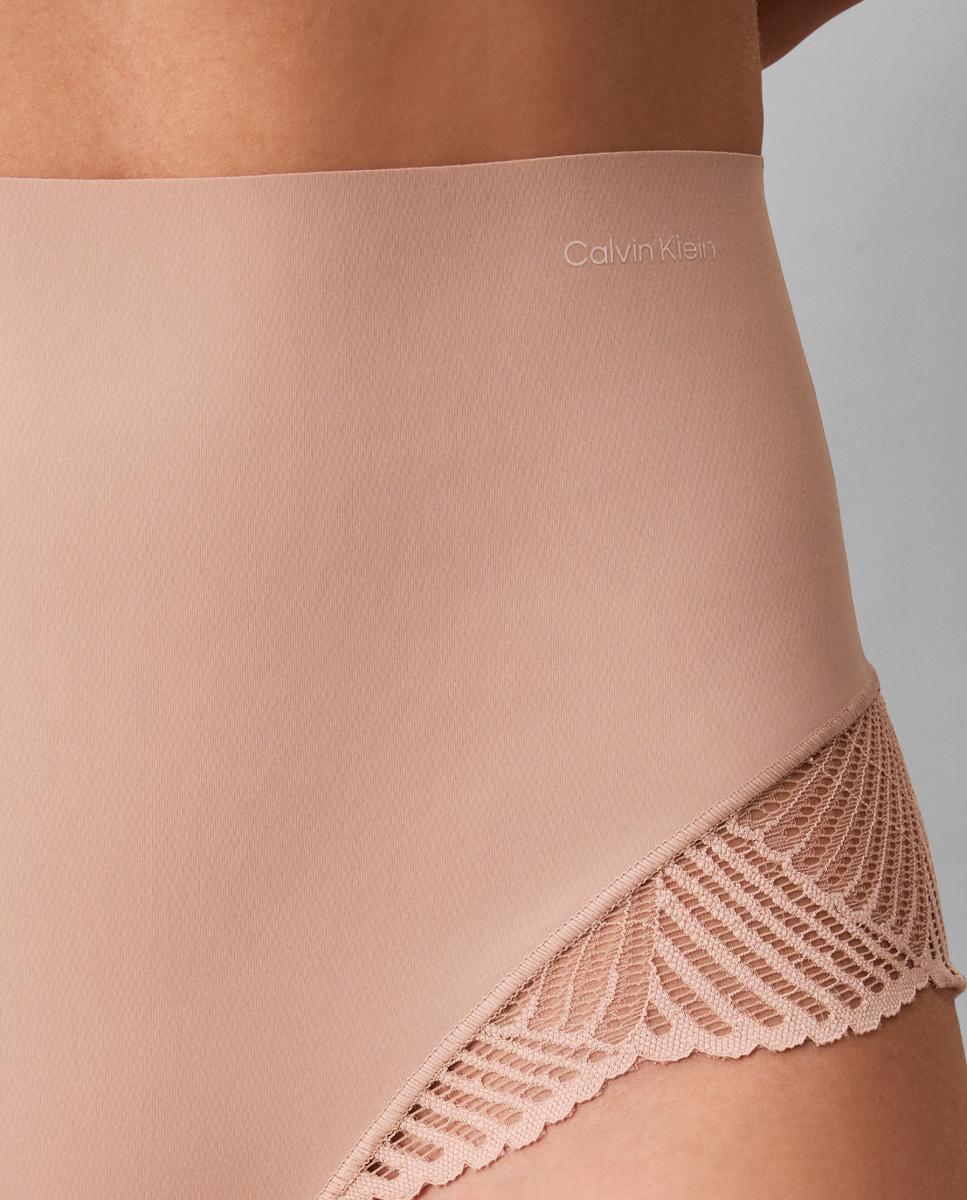 Cueca Adelgaçante de Cintura Subida Individual Bege/Nude-3