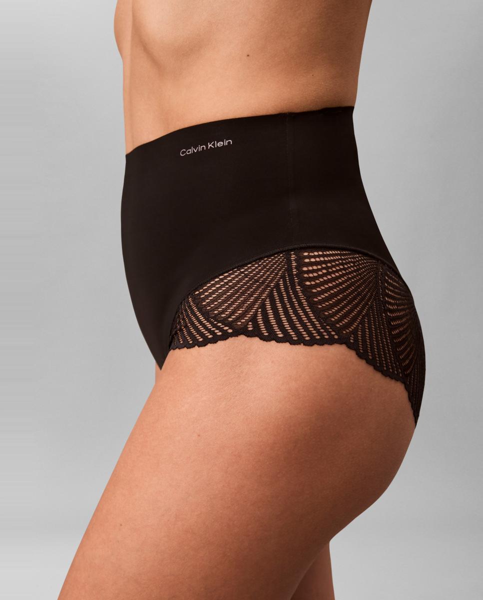 Cueca Adelgaçante de Cintura Subida Individual Preto-3