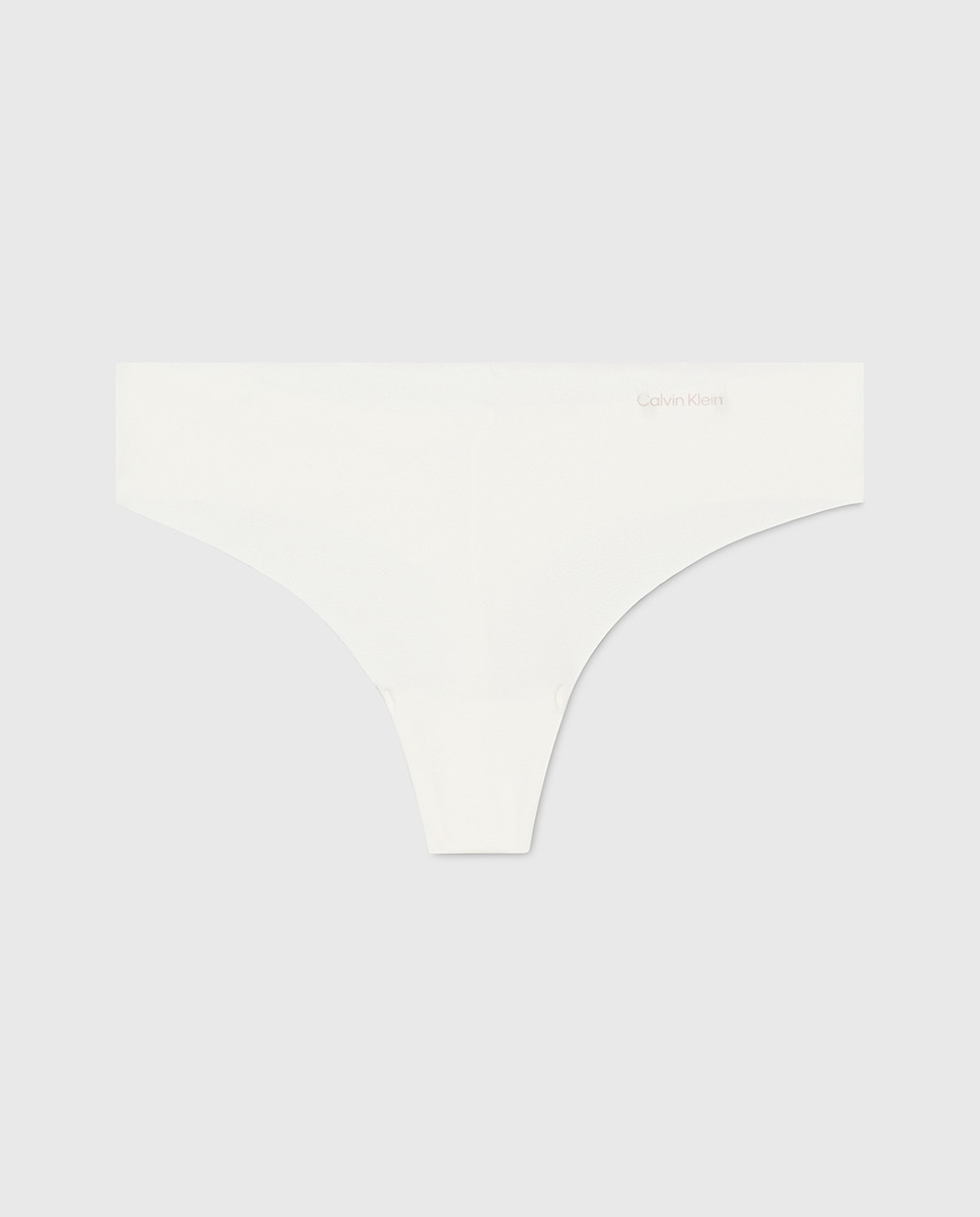 Tanga - Calvin Klein - Invisibles - Blanco Blanco-4