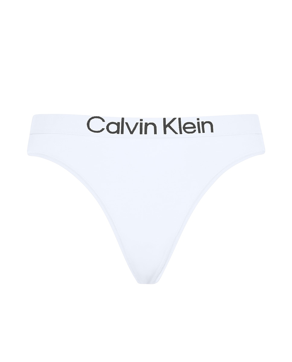 Tanga Individual CK Cotton Branco-1