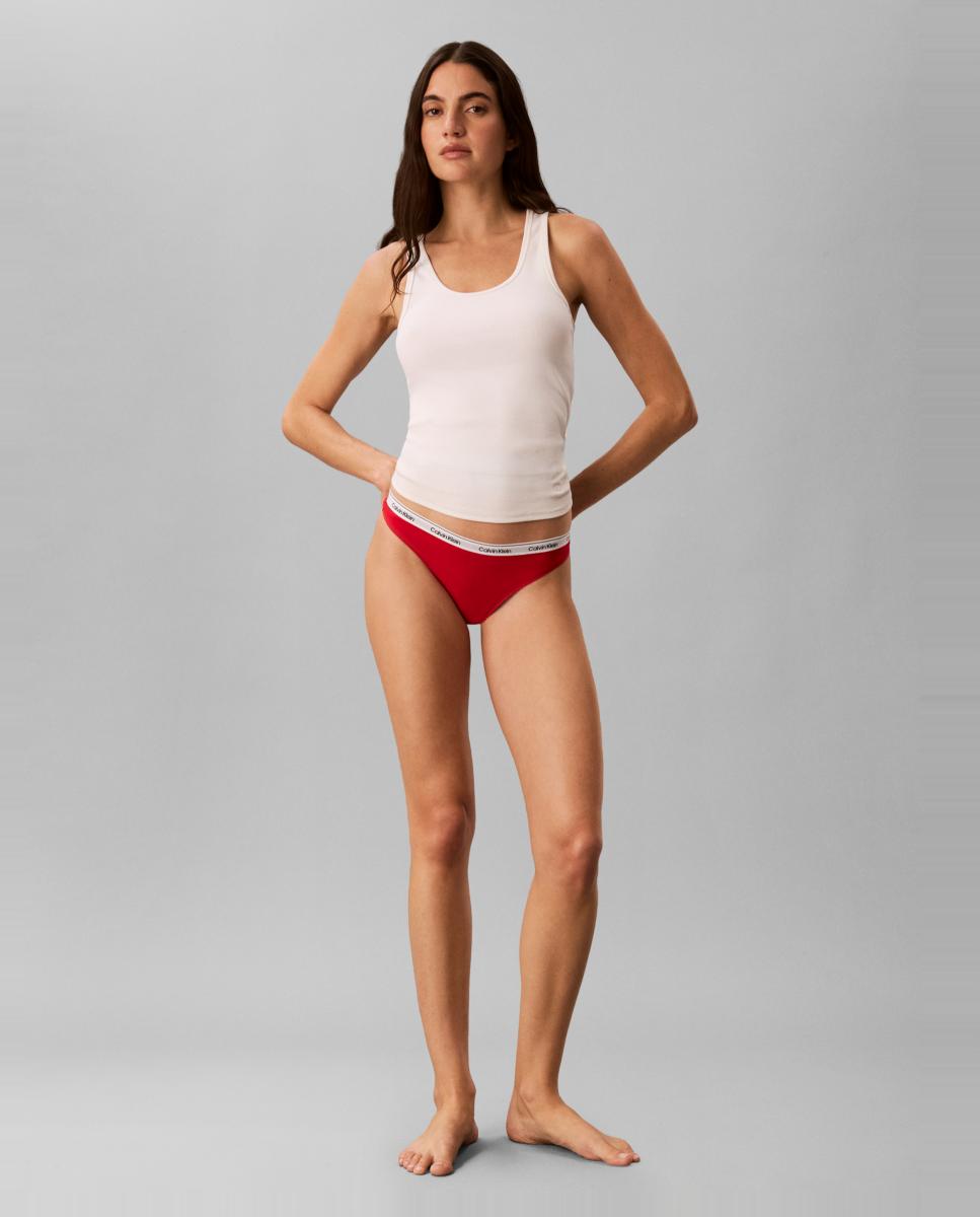 Tanga individual mujer - Calvin Klein - Rojo Rojo-6
