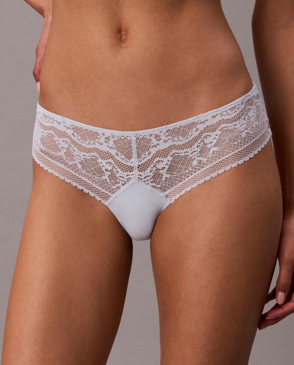 Imagen 0 de Tanga individual encaje Azul claro
